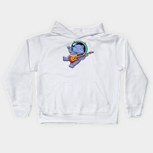 Cat in the space Kids Hoodie